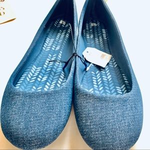 NEW TIME  and TRU Ballet Flats Jean